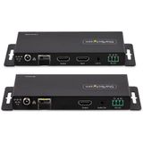 StarTech.com - 4K HDMI over Fiber Extender Kit - 4K 60Hz - LC Fiber Optic - HDR HDCP