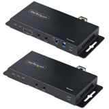 StarTech.com - 4K HDMI over Fiber Extender Kit - 4K 60Hz - LC Fiber Optic - HDR HDCP