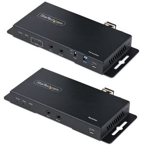 StarTech.com - 4K HDMI over Fiber Extender Kit - 4K 60Hz - LC Fiber Optic - HDR HDCP