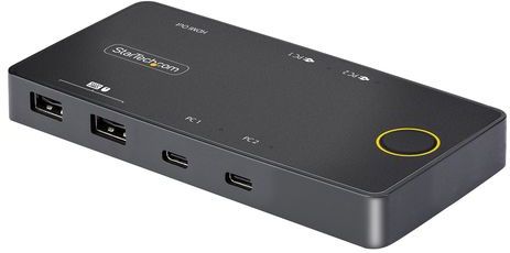 StarTech.com C2-H46-UC2-PD-KVM KVM-switch Zwart