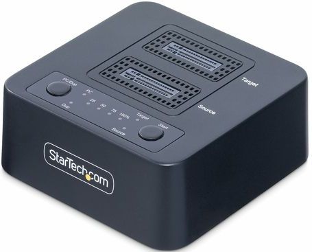 StarTech - M.2 NVMe Drive Duplicator Dock - Zwart - Kunststof
