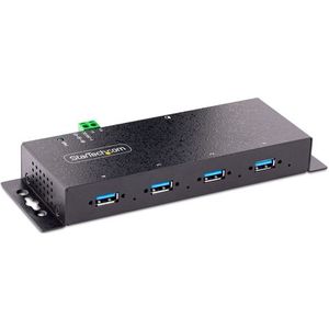 StarTech - INDUSTRIËLE USB 3.0 HUB - Zwart - 4 Poorten - USB-C