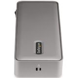 StarTech.com Dual-Laptop USB-C KVM Docking Station, Dual Monitor 4K 60Hz DisplayPort Dock, 5-Port USB Hub, GbE, 90W/45W Power Delivery voor Twee Laptops, Windows/Mac, Dual Host KVM Dock