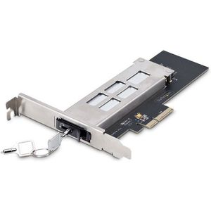 M.2 NVMe SSD Behuizing - Roestvrijstaal - PCIe 4.0 - Gereedschapsloos