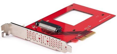 StarTech - U.3 naar PCIe Adapter - Rood - Geheugenkaartlezer
