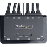 StarTech C2-DD46-UA2-CBL-KVM KVM-switch Zwart