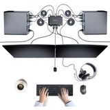 StarTech.com C2-DH46-UA2-CBL-KVM KVM-switch Zwart