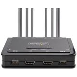 StarTech.com C2-DH46-UA2-CBL-KVM KVM-switch Zwart