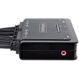 StarTech.com C2-DH46-UA2-CBL-KVM KVM-switch Zwart