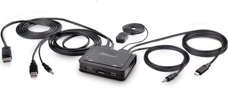 StarTech.com C2-D46-UAC-CBL-KVM KVM-switch Zwart