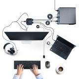 StarTech.com C2-H46-UAC-CBL-KVM KVM-switch Zwart