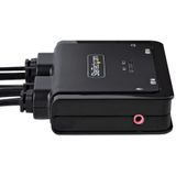 StarTech.com C2-H46-UAC-CBL-KVM KVM-switch Zwart