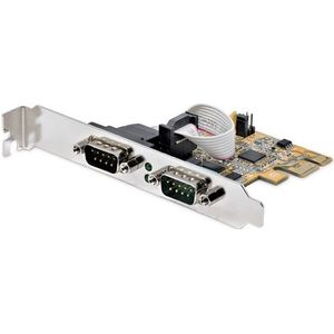 2-Poorts Seriële PCIe Kaart - RS-232 - 921,6 Kbit/s - 256 Byte FIFO