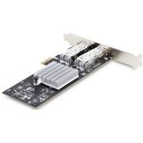 StarTech.com 2-Port GbE SFP Netwerkkaart, PCIe 2.0 x1, Intel I350-AM2 2x 1GbE Controller, 1000BASE Koper/Glasvezel, Dual-Port Gigabit Ethernet NIC, Desktop/Server Backplanes, Windows en Linux Compatibel