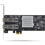 StarTech.com 2-Port GbE SFP Netwerkkaart, PCIe 2.0 x1, Intel I350-AM2 2x 1GbE Controller, 1000BASE Koper/Glasvezel, Dual-Port Gigabit Ethernet NIC, Desktop/Server Backplanes, Windows en Linux Compatibel