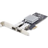 StarTech.com 2-Port GbE SFP Netwerkkaart, PCIe 2.0 x1, Intel I350-AM2 2x 1GbE Controller, 1000BASE Koper/Glasvezel, Dual-Port Gigabit Ethernet NIC, Desktop/Server Backplanes, Windows en Linux Compatibel