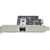 StarTech.com 1-Port GbE SFP Netwerkkaart, PCIe 2.1 x1, Intel I210-IS, 1GbE Controller, 1000BASE Koper/Glasvezel, Single-Port Gigabit Ethernet NIC, Desktop/Server Backplanes, Windows en Linux Compatibel