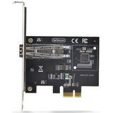 StarTech.com 1-Port GbE SFP Netwerkkaart, PCIe 2.1 x1, Intel I210-IS, 1GbE Controller, 1000BASE Koper/Glasvezel, Single-Port Gigabit Ethernet NIC, Desktop/Server Backplanes, Windows en Linux Compatibel