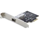 StarTech.com 1-Port GbE SFP Netwerkkaart, PCIe 2.1 x1, Intel I210-IS, 1GbE Controller, 1000BASE Koper/Glasvezel, Single-Port Gigabit Ethernet NIC, Desktop/Server Backplanes, Windows en Linux Compatibel