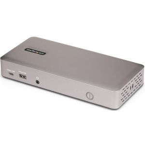 StarTech - 3X Monitor USB4 Dock 100W PD - Docking Station - Grijs - USB-C en USB-A