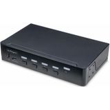 DisplayPort KVM-Switch - 4K 60Hz - USB-A - HDR - 4 Poorten