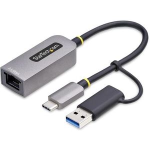 2,5GbE USB-C naar Gigabit Netwerkadapter - Zwart - USB 3.0
