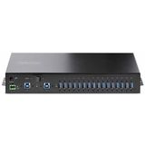StarTech.com 16-poorts USB Hub - Industrieel - Metalen Behuizing - 5 Gbit/s - 160W Externe Voeding