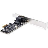 StarTech.com 2.5Gbps NBASE-T PCIe Netwerk Kaart, Intel&reg; I225-V, Single-Port Computer Netwerk Kaart, Ethernet MultiGigabit NIC, PCI Express Server LAN Kaart