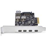 ASUS- PCIe USB 3.2 Gen 2 Kaart- 4x Type-C- 1x Type-A- 10Gbps- 15W Voeding