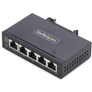 StarTech.com I51G-ETHERNET-SWITCH Netwerk-Switch - Zwart - Gigabit Ethernet - 5 Poorten