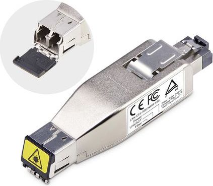 Gigabit Glasvezel naar Ethernet Media Converter - Metalen Behuizing - PoE - IP20