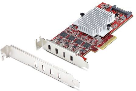 StarTech.com - 4-Port USB-C PCIe Kaart - USB 3.2 - 10Gbps - PCI Express Uitbreidingskaart