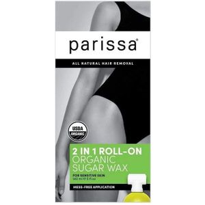 Parissa - Hair Removal System Organic Sugar Wax 2 in 1 Roll On Scheermesjes & Ontharingstools 140 ml