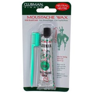 Clubman Pinaud De Baard Baardverzorging Moustache Wax Neutral 14 g (€ 733,57 / 1 kg)