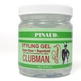 Clubman Pinaud Super Clear Gel 453 gr - Sterke hold, mooie glans - Houdt het haar de hele dag netjes en goed verzorgd
