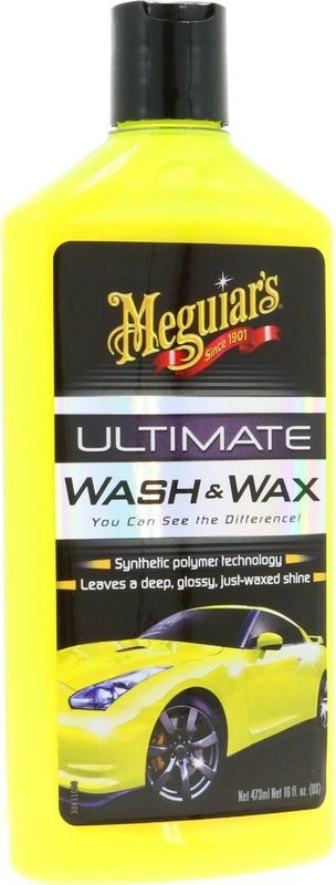 Meguiars - Ultimate Wash & Wax - Shampoo en Wax - 473ml - Hybride Formule