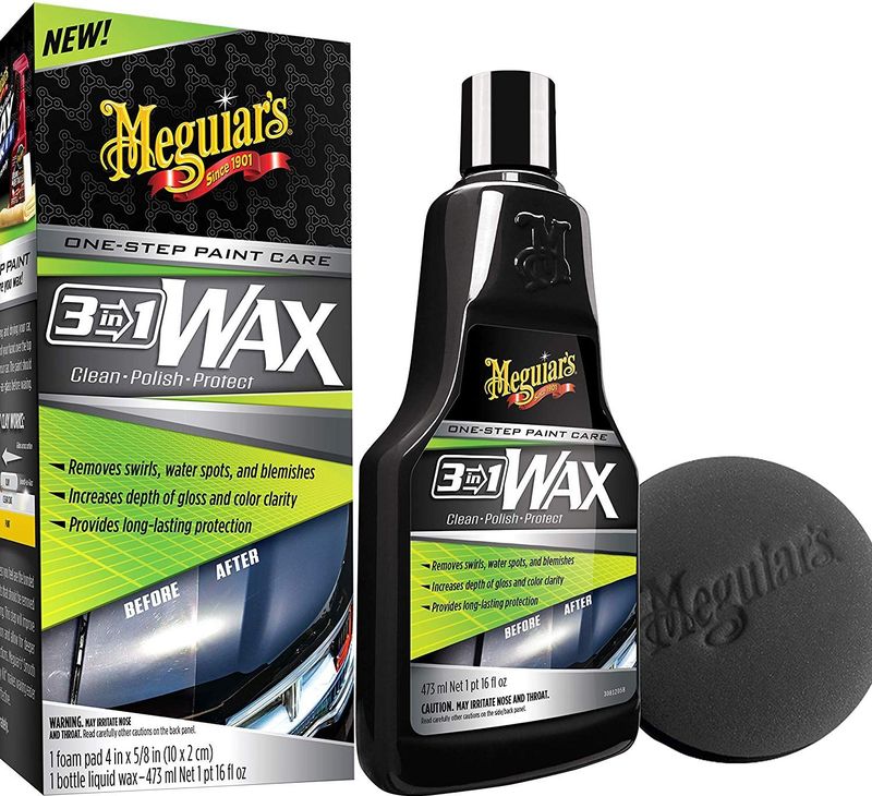 Meguiar's 3-in-1 Wax - Vloeibaar - 473 ml - Flacon