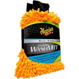 Meguiars - Hybrid Ceramic Wash Mitt - Wasproduct - Oranje/Grijs - Microfiber