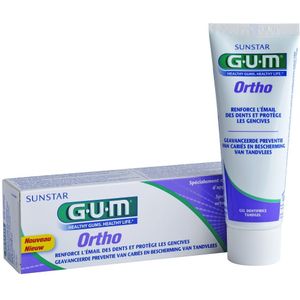 G.U.M Ortho Tandpasta  voor Gebruikers van Vaste Beugel 75 ml
