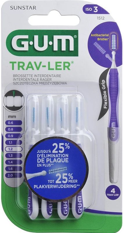 Gum Trav-ler Extra Fine 1.2 mm - 4 st - Rager