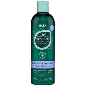 Hask Shampoo Tea Tree Oil & Rosemary Invigorating Shampoo - Tea tree olie & rozemarijn - Hydratatieboost - Kalmeert de hoofdhuid