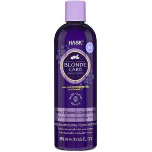 Hask Conditioner Blonde Care Purple Conditioner - Leave-In Conditioner - Voor extra volume - Tegen droog en beschadigd haar