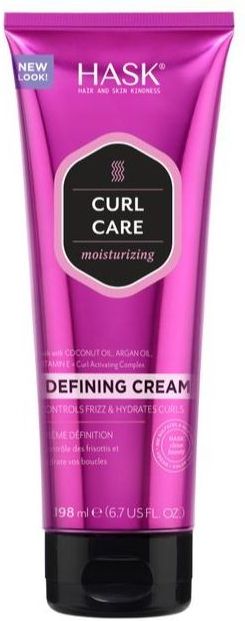 Hask Haarolie Curl Care Curl Defining Cream - Vitamine E - Haarcreme - Voor de perfecte krul