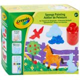 Crayola - Knutselset Schilderen met Spons, Creatieve Activiteit en Cadeau-idee, Veelkleurig