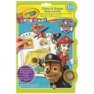 Crayola mini kleuren stickerboek paw patrol