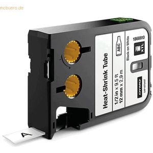 Dymo - XTL 1868810 - Krimpkous Tape - Wit - 12 mm