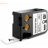 Dymo - Tape Warmtekrimpbuis - 24mm - Zwart/wit - Polyolefine