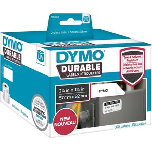 DYMO® LW (57 mm x 32 mm) met polypropyleen, 800 labels