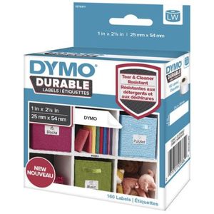 DYMO® LW labels (25 mm x 54 mm) met polypropyleen, 160 labels
