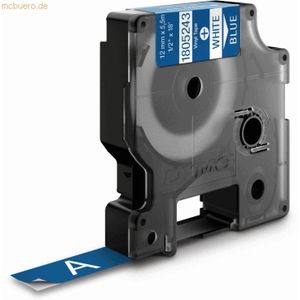 Dymo - Rhino - Labeltape - Blauw - 12mm - Vinyl - 5,5m